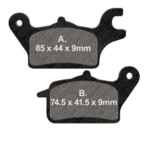 plaquettes de frein Yamaha MWS 155 A Tricity EBC - Organiques 