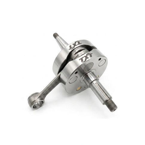 Vilebrequin TXT Exhaust c.48mm Minarelli AM6 avec arbre d’équilibrage