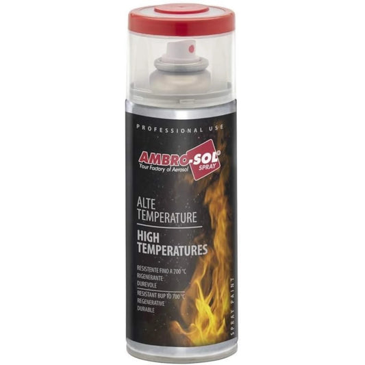 Verniz anticalor preto mate 500° Ambro-Sol 400ml
