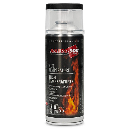 Vernis Haute Température noir mat 500° Ambro-Sol 400ml