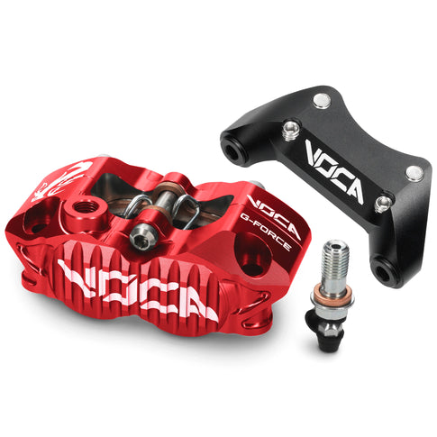 Kit acople + pinza de freno VOCA Racing Minarelli scooters pinza 4-pistones Voca