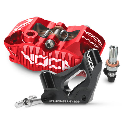 VOCA Racing bracket kit + brake caliper Rieju MRT / Beta Track R16V fork d=300mm