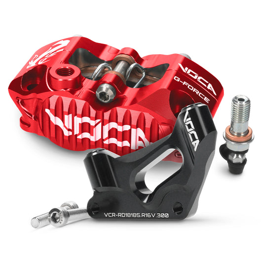 Kit de acoplamento + pinça de travão VOCA Racing Rieju MRT / Beta Track forquilha R16V d=300mm