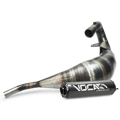 échappement VOCA Racing Cross Carbone 80/90cc Rieju MRT 50