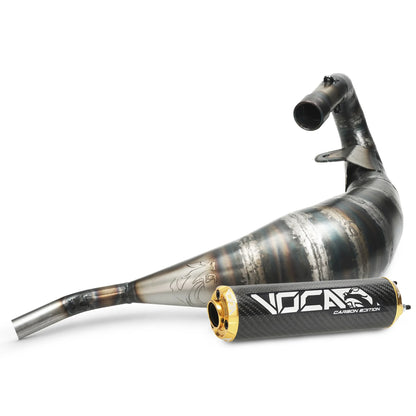 échappement VOCA Racing Cross Carbone 80/90cc Rieju MRT 50