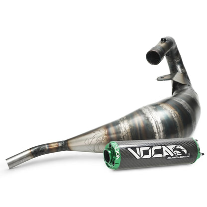 échappement VOCA Racing Cross Carbone 80/90cc Rieju MRT 50