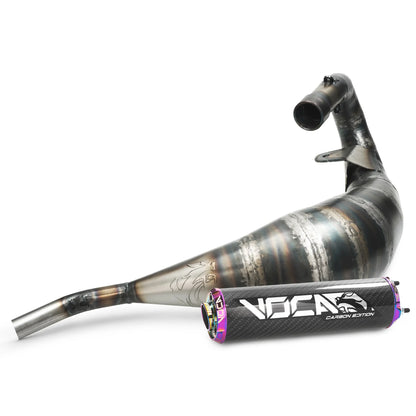 échappement VOCA Racing Cross Carbone 80/90cc Rieju MRT 50