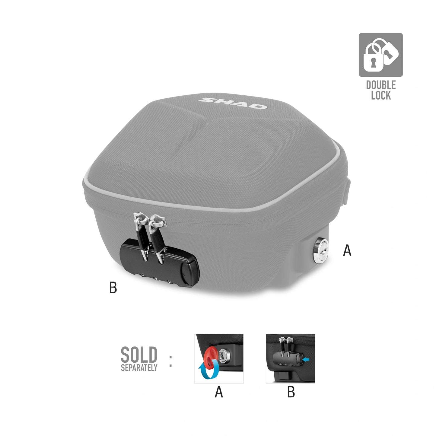 Saco de depósito Shad Click System E02C 