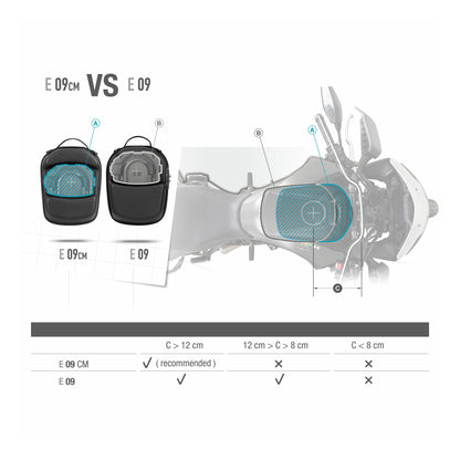 Shad Click System E09CM tank bag 