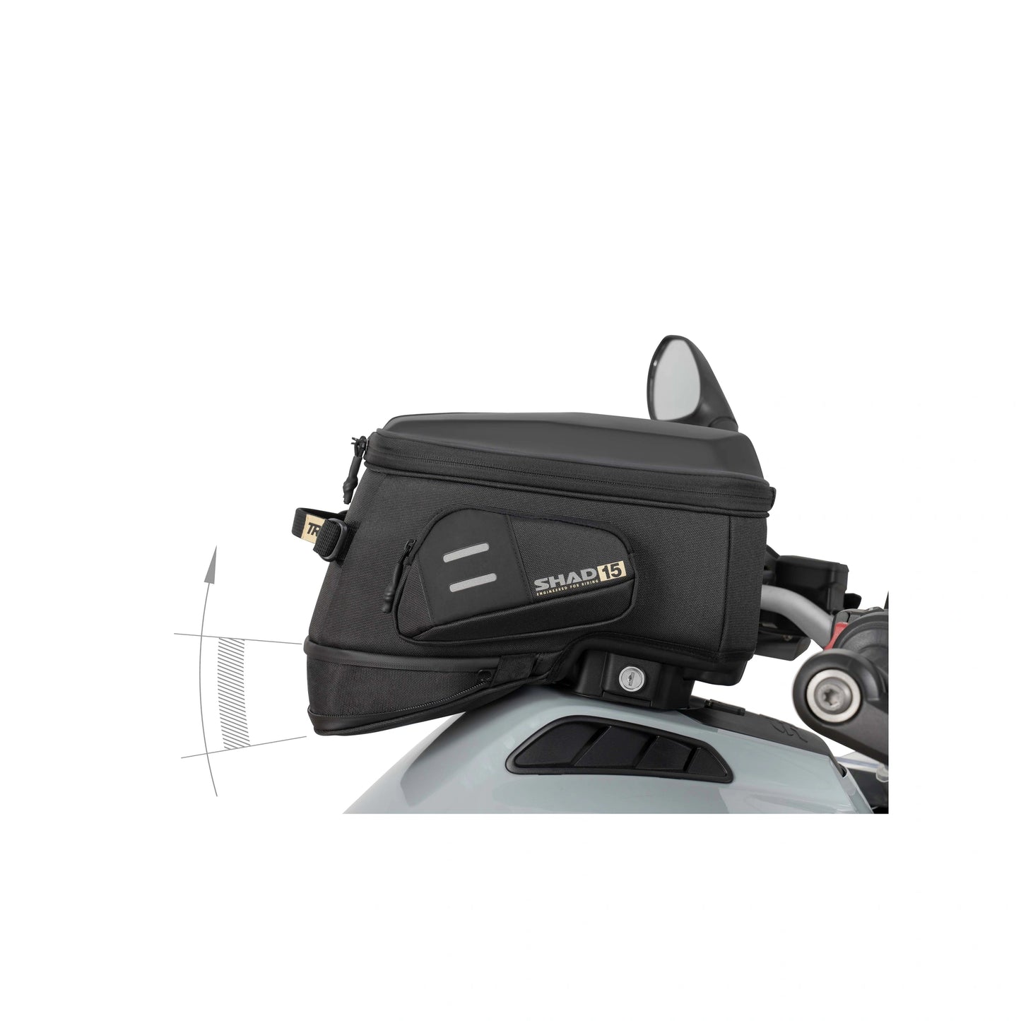 Shad Click System TERRA TR15CL tank bag 