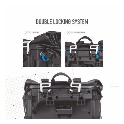 Plastic bags waterproof side cases Shad TERRA TR30 