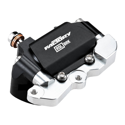 Pinza de freno delantero radial Pitbike YCF con pastillas, racor y arandelas incluidos.