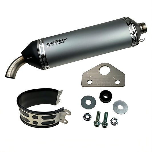 Silenciador de escape Pitbike YCF Mini GP 187 - Gris YC110-13014-0203-GY