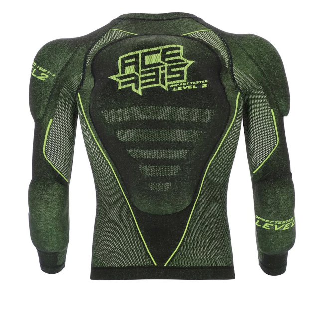 Peto Integral infantil Acerbis X-Fit Future Level 2 - negro-amarillo