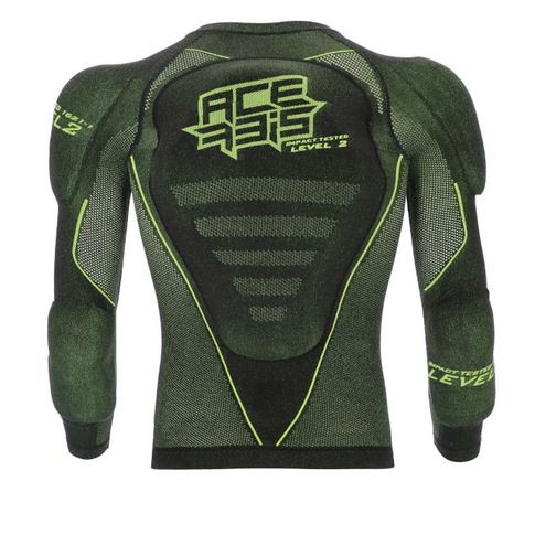 Peto Integral infantil Acerbis X-Fit Future Level 2 - negro-amarillo