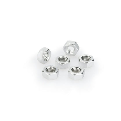 Blister 6 tuercas aluminio anodizado M6 Puig