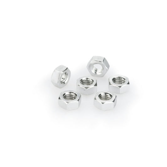 Blister 6 tuercas aluminio anodizado M6 Puig