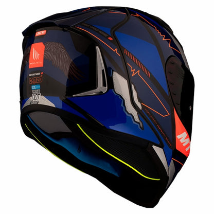 Casco MT Helmets FF110 Revenge 2 Réplica Hector Garzo - azul mate