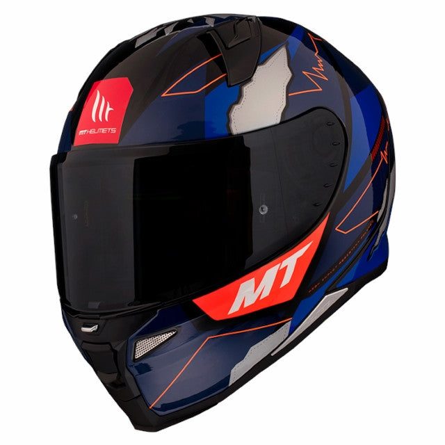 Casco MT Helmets FF110 Revenge 2 Réplica Hector Garzo - azul mate