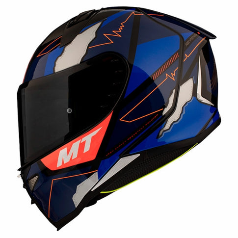 Casco MT Helmets FF110 Revenge 2 Réplica Hector Garzo - azul mate
