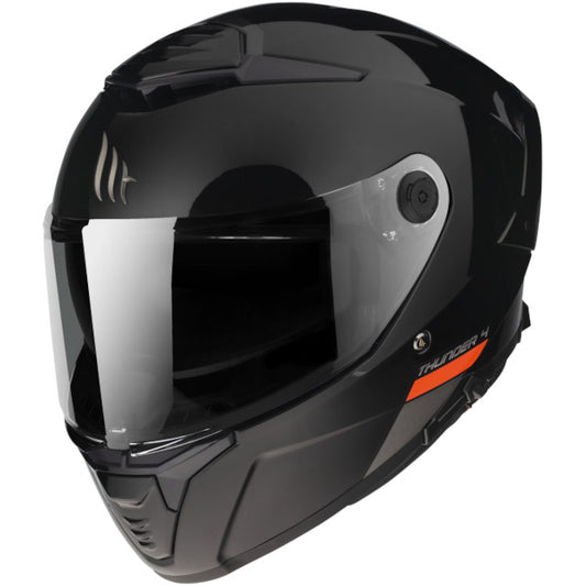 Capacete MT Helmets Thunder 4 SV Solid - preto brilhante