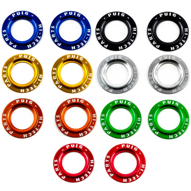 Juego aros aluminio para protector horquilla PHB19 Puig