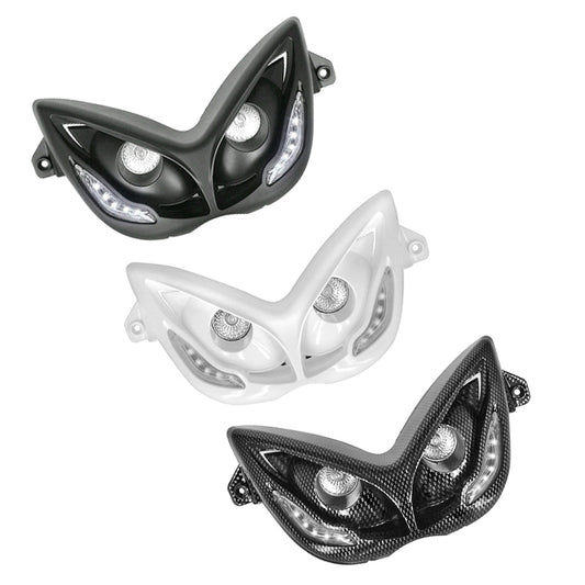Doble óptica con angel eyes LED Yamaha Aerox TNT