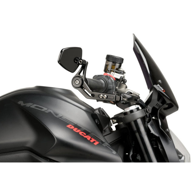 Protetor regulável de manete com espelho retrovisor Puig