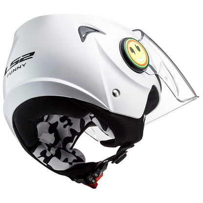 Casco Jet Infantil LS2 OF602 Funny - blanco