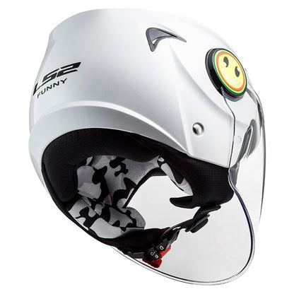 Casco Jet Infantil LS2 OF602 Funny - blanco