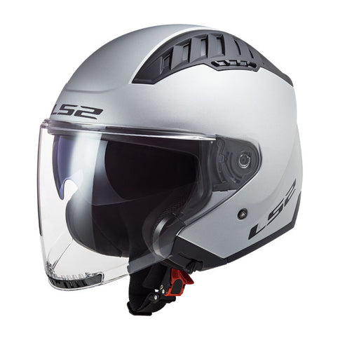 Casco Jet LS2 OF600 Copter II - gris mate