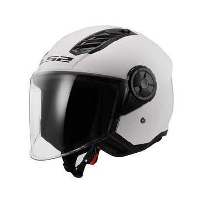 Casco Jet LS2 OF616 Airflow II Solid - blanco