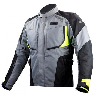 LS2 Phase men's winter jacket grey-black-yellow