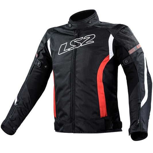 Veste d'hiver Homme LS2 Gate noir-rouge