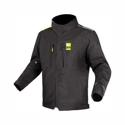 Winter Jacket Man LS2 titanium-black-yellow