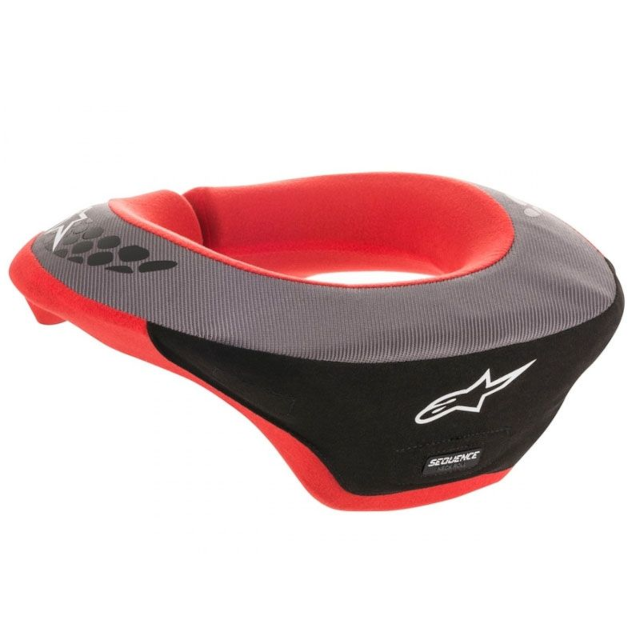 Collarín Off-Road Alpinestars Sequence Infantil negro-rojo