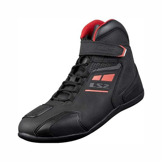 Botas Hombre LS2 Garra negro-rojo