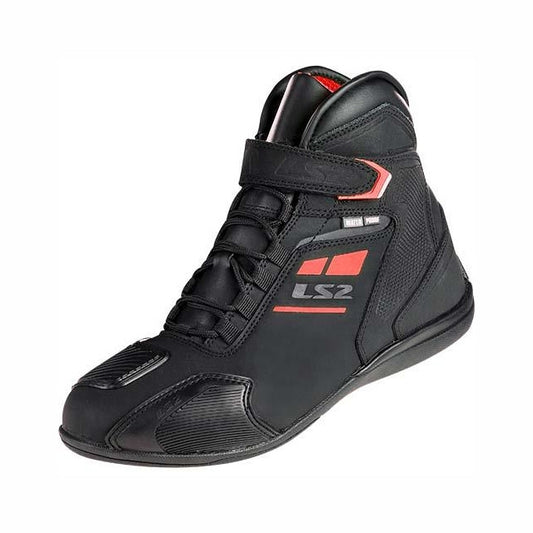 Botas impermeables Hombre LS2 Garra negro-rojo