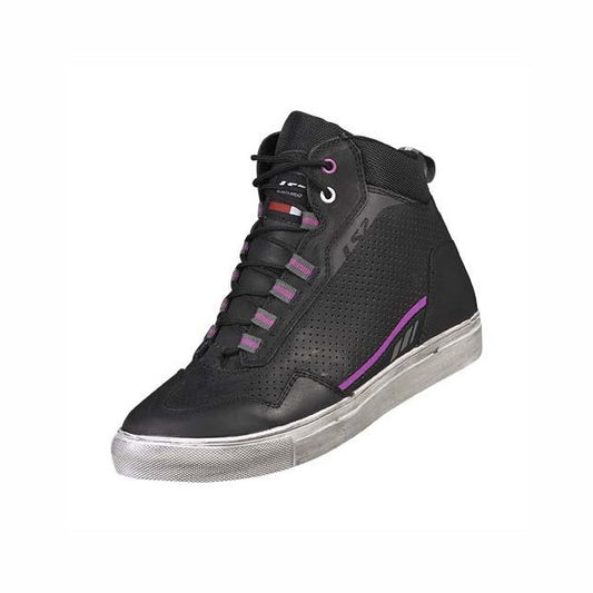 Botas Mujer LS2 Zoe negro-violeta