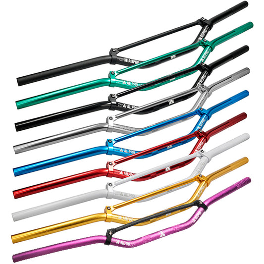 Guidon tout-terrain 22mm alu haut H95-70mm 820mm AllPro - aluminium