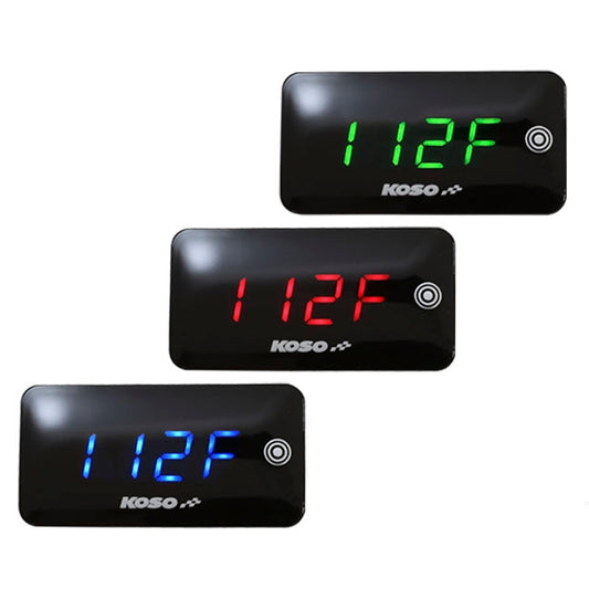 Slim Line Koso temperature and voltage gauge