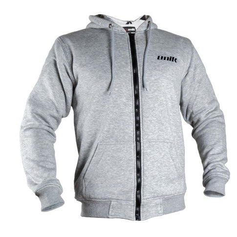 Camisola de capuz com proteções Unik SC-01 algodão kevlar - cinzento