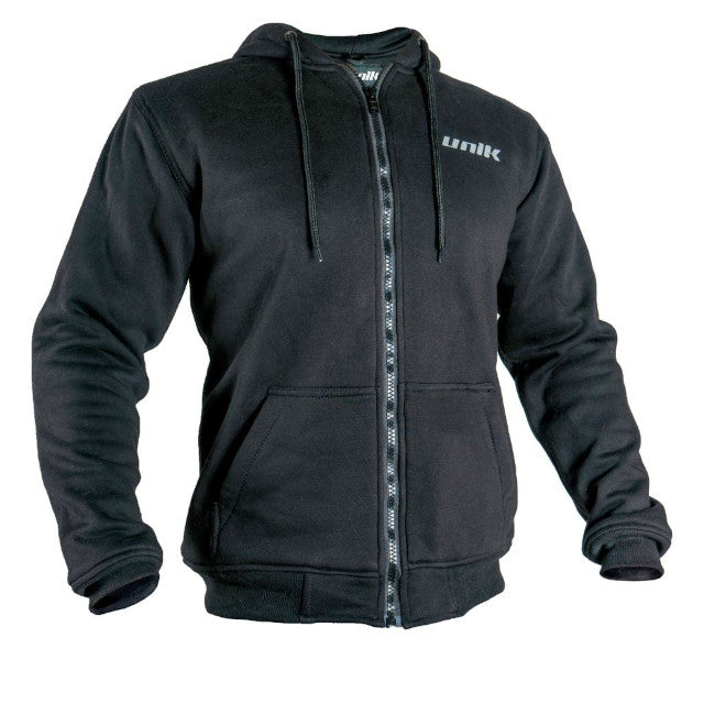 Sudadera con protecciones Unik SC-01 algodón kevlar - negro