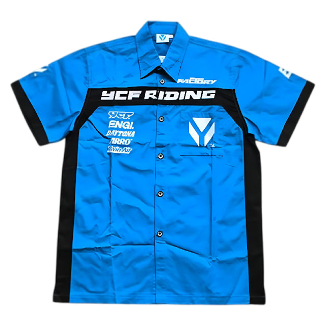 Camisa YCF Racing azul claro