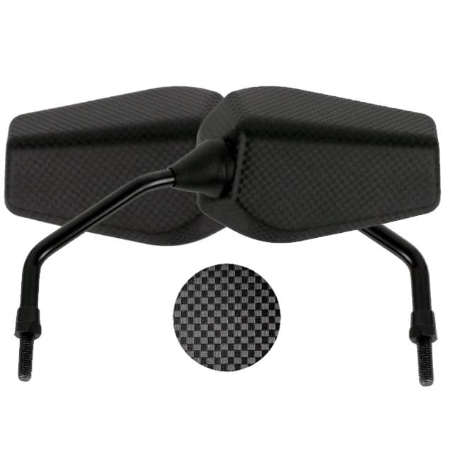 Rearview mirrors Derbi Bullet Derbi Gp 1 Vparts - matte carbon