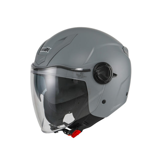 Casco jet Unik venus - gris mate