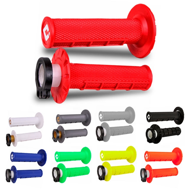 MX V2 Lock-On Half-Waffle Grips ODI
