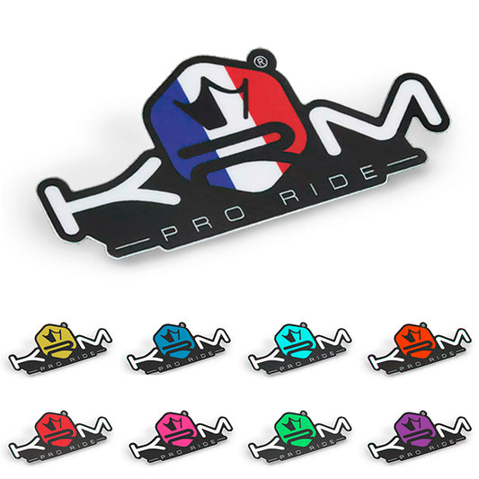 KRM Pro Ride Sticker 8x4cm