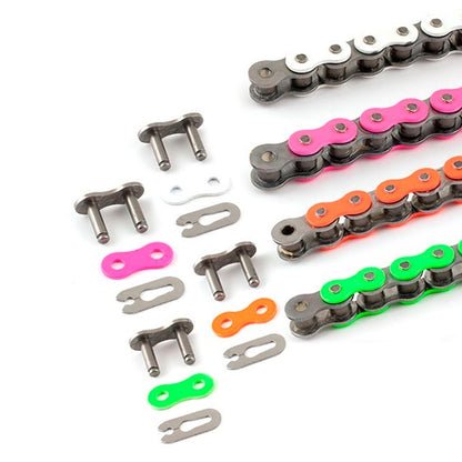 Cadena de transmisión paso 420 / 140 eslabones diferentes colores flúor Stage6