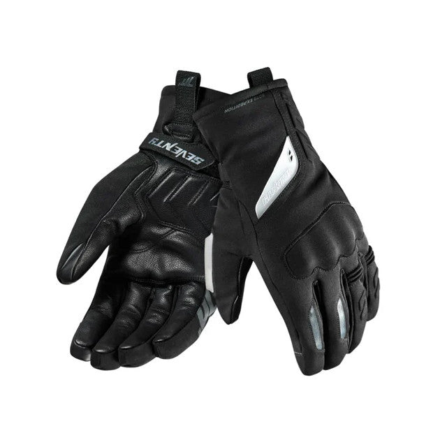 Guantes invierno piel hombre Seventy SD-T9 Expedition - negro